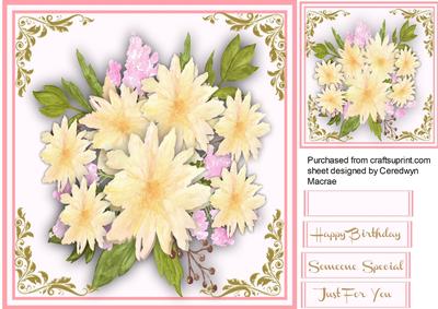 Lovely Lemon and Pink Summer Flowers