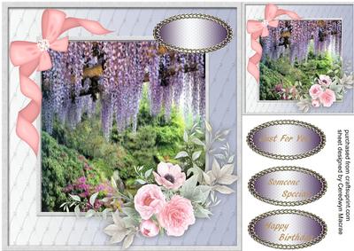Beautifulroses in Forrest Scene 
