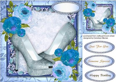 Lovely Shoes and Blue Roses 