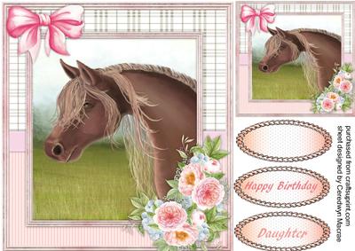 Beautiful Water Coloured Horse 