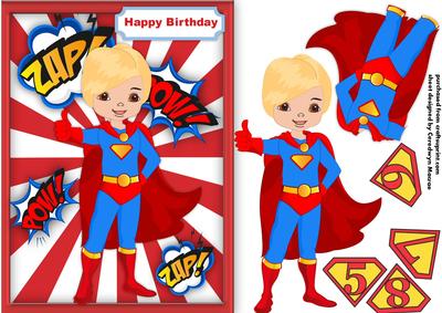 Super Hero Blond, Zap, Pow, Wham
