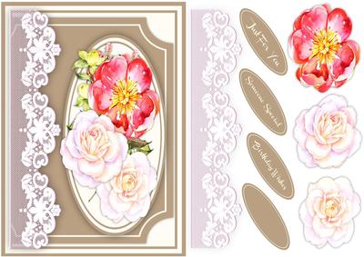 Beautiful Roses and Lace 