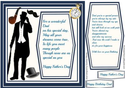 Lovely Birthday or Father's Day Greetings