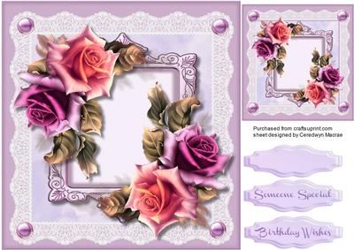 Beautiful Roses on a Decko Mat