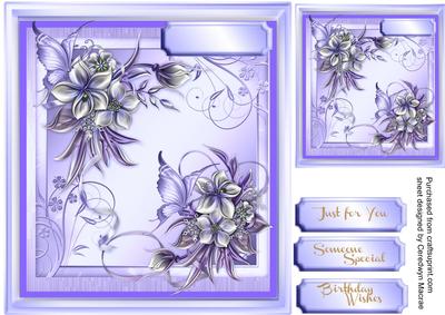 Lovely Winter Flowers and Butterfly's