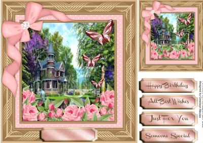 Beautiful Roses and Butterfly's