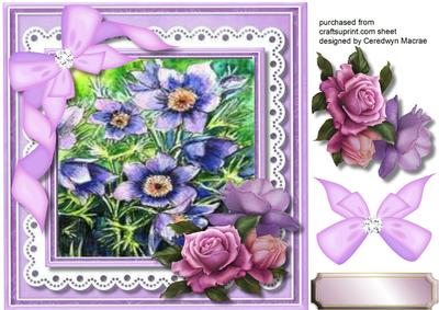 Beautiful Beeloop Roses on a Lace Frame 