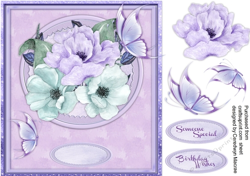 Beautiful Water coloured Roses 