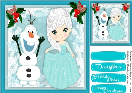Beautiful Elsa and Olaf 