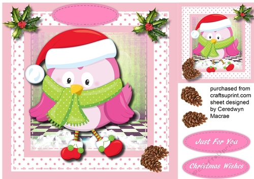 Cute Christmas Birdie 