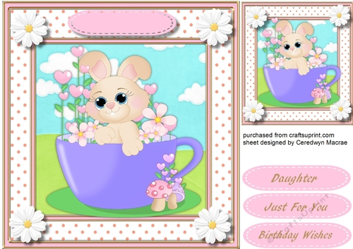 Lovely Bunny in a Taecup, 