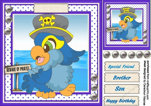 Beware Of the Blue Parrot Pirate ,2
