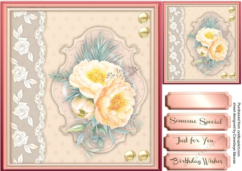 Beautiful Lace and Roses 