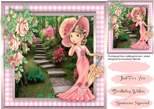 The lady in the garden 