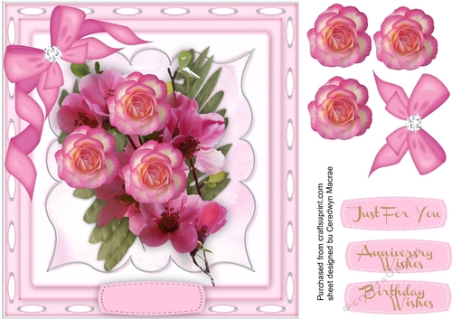 Beautiful Roses on a Kadare Mat  1