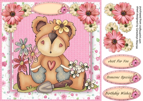 Lovely Gardening Bear