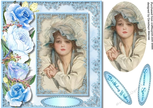 Girl in the Blue hat 