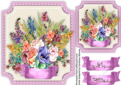 Beautiful Bouquet Of Summer Flowers 