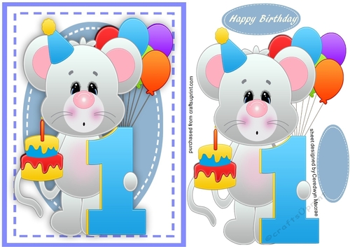 Happy 1st Birthday Mouse