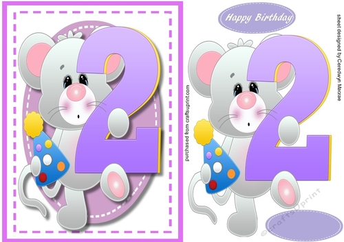 Happy 2nd Birthday Mouse