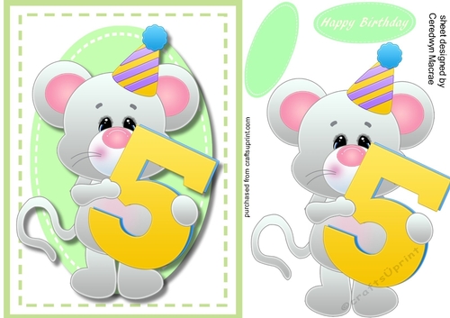 Happy 5th Birthday Mouse