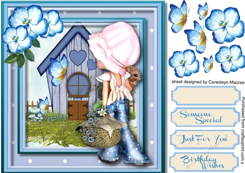 Blue Denim Girl