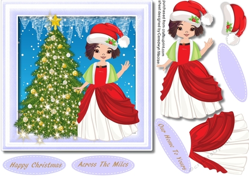 Christmas Princess and tree 2, 