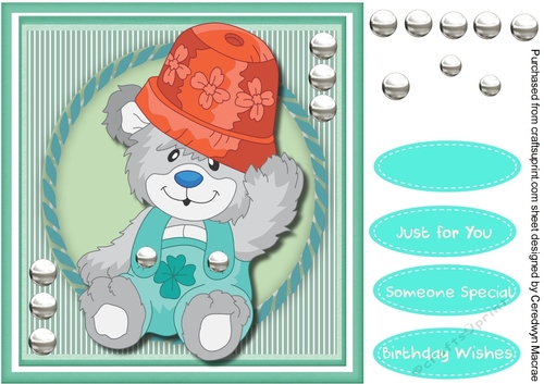 Little Teddys Flowerpot Hat 