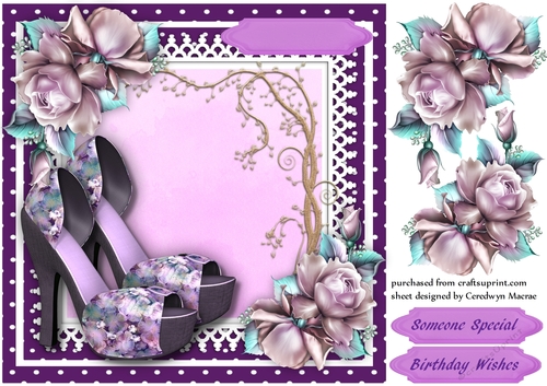 Beautiful Shoes and roses 