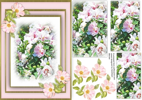 Beautiful Roses in pyramid 