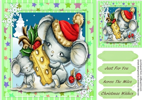Christmas Cheesy Mice 