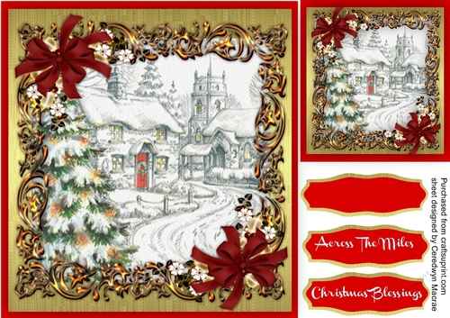 Beautiful Peaceful Christmas Scene 