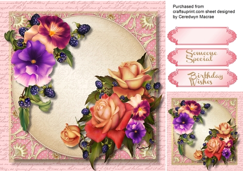 Beautiful Berrys and Summer Flowers