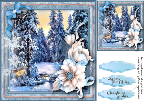 Beautiful Festive Flowers and Scene 