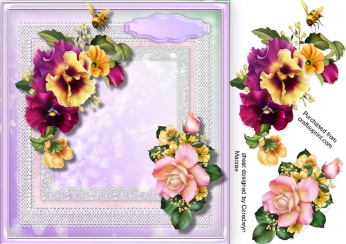 Beautiful Pansys and Mamas Bouquet 