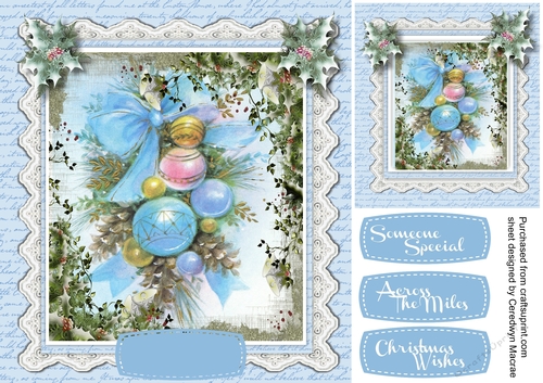 Beautiful Greetings at Christmas Time 