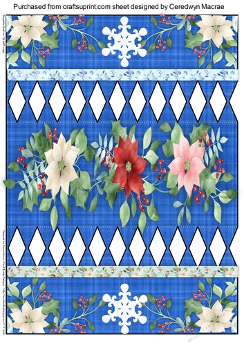 Beautiful Blue Christmas Cracker 