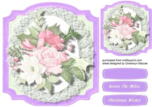 Beautiful Bracket and Christmas Roses 