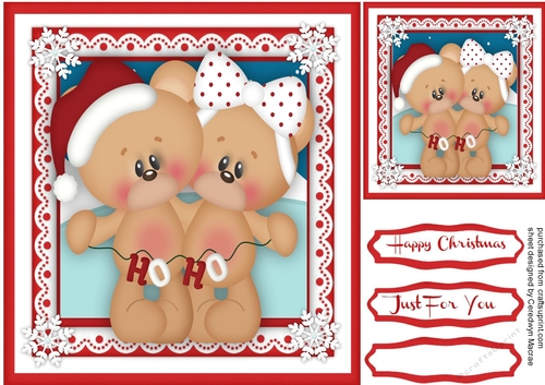 Ho Ho Christmas love Bears 