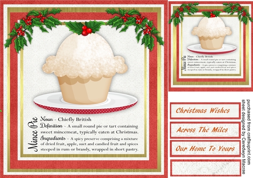Lovely ChristmasMince Pie 