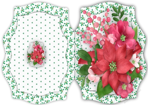 Print, Cut, and Fold , Festive Flowers 