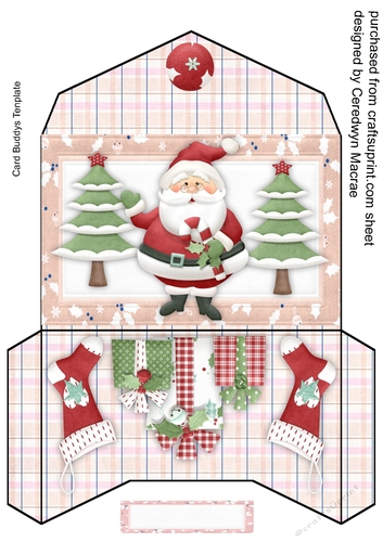 Lovely Santas Money Wallet 