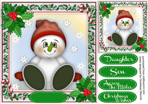 Lovely Christmas Snowbaby 