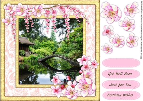 Beautiful Blosson in a Japanse Garden