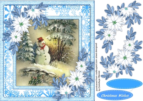 The Lonely Snowman in The Snow 
