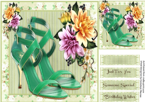 Beautiful Green shoes for Someone Special,