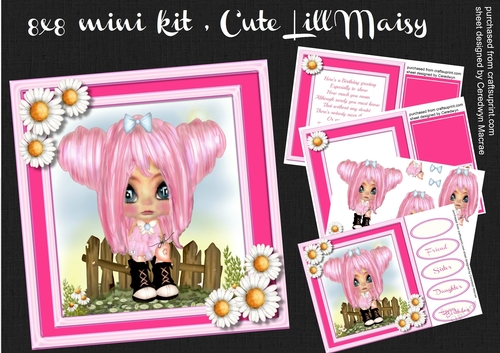 8x8 Mini Kit , Cute Lill Maisy 