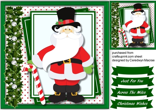 - Santa in His Top Hat