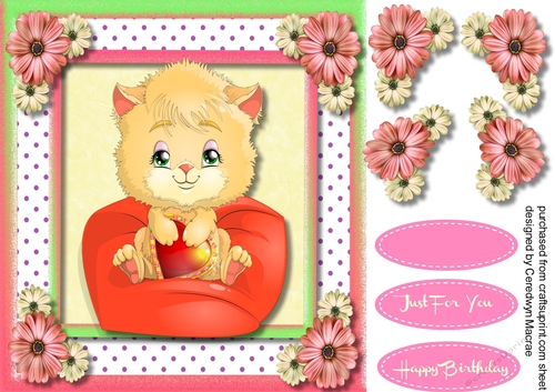 Little Love Heart Kitty