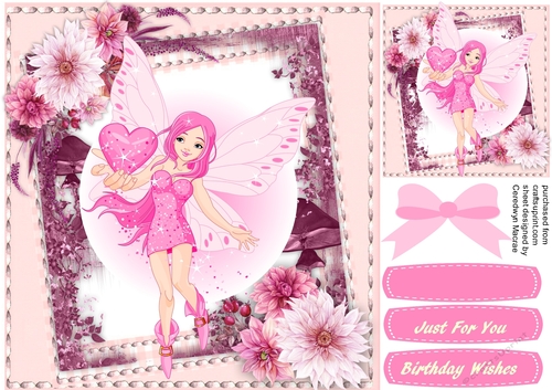 Beautiful Fairy and Dahalias